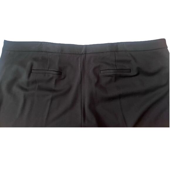 Calvin Klein Flat Front Ponte Ankle Dress Pants | Plus 24W, Black NEW! - Picture 14 of 16